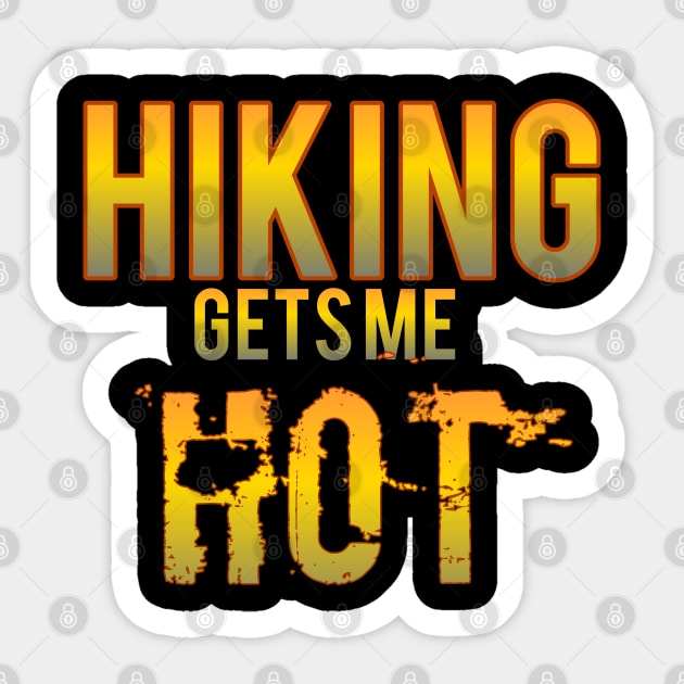 Hiking t-shirt designs Sticker by Coreoceanart